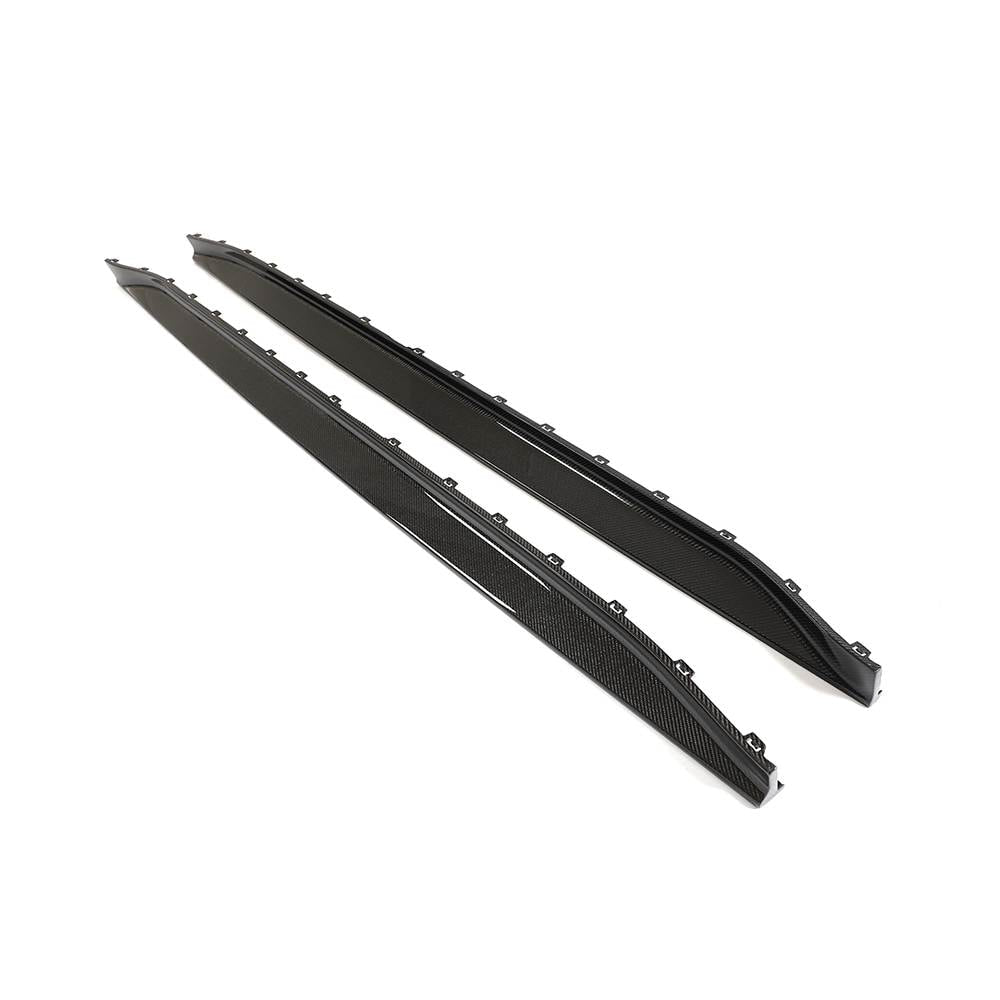 BMW 3 Series G80 M3 2021+ Side Skirts Carbon Fiber-Ahacarbon
