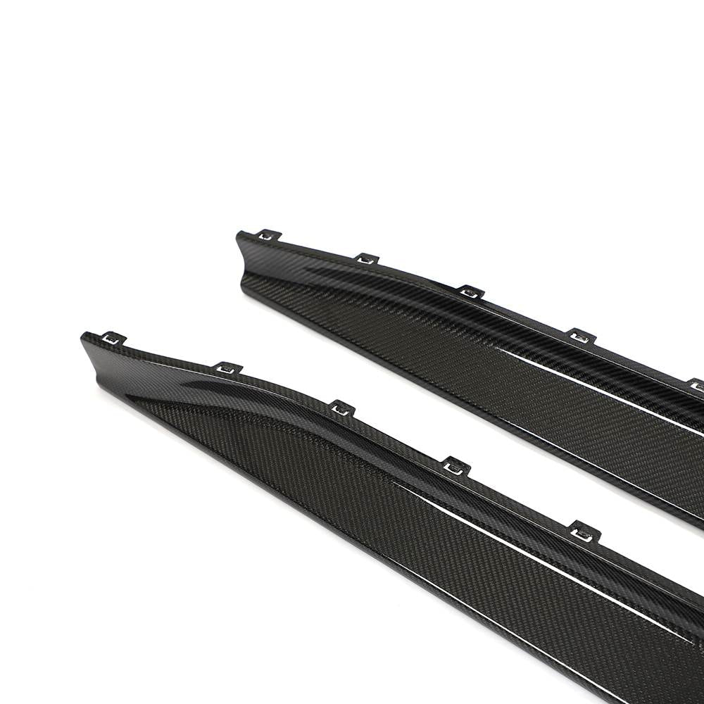 BMW 3 Series G80 M3 2021+ Side Skirts Carbon Fiber-Ahacarbon