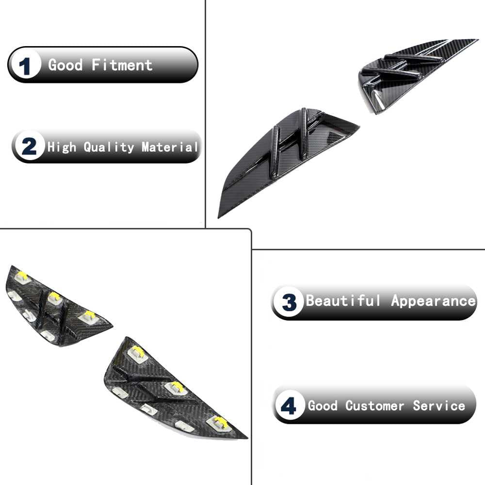 BMW 3 Series G80 M3 2021+ Side Air Fender Vents Dry Carbon Fiber-Ahacarbon