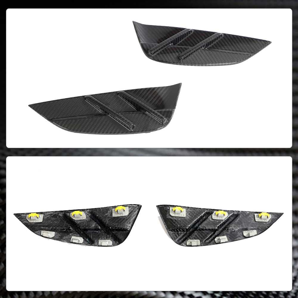 BMW 3 Series G80 M3 2021+ Side Air Fender Vents Dry Carbon Fiber-Ahacarbon
