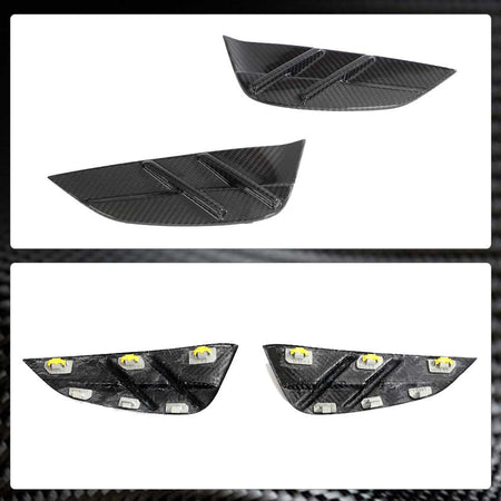 BMW 3 Series G80 M3 2021+ Side Air Fender Vents Dry Carbon Fiber-Ahacarbon