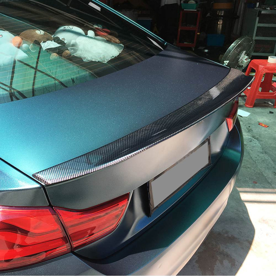 BMW 4 Series F32 Coupe 2013-2020 Rear Trunk Spoiler Carbon Fiber/FRP-Ahacarbon