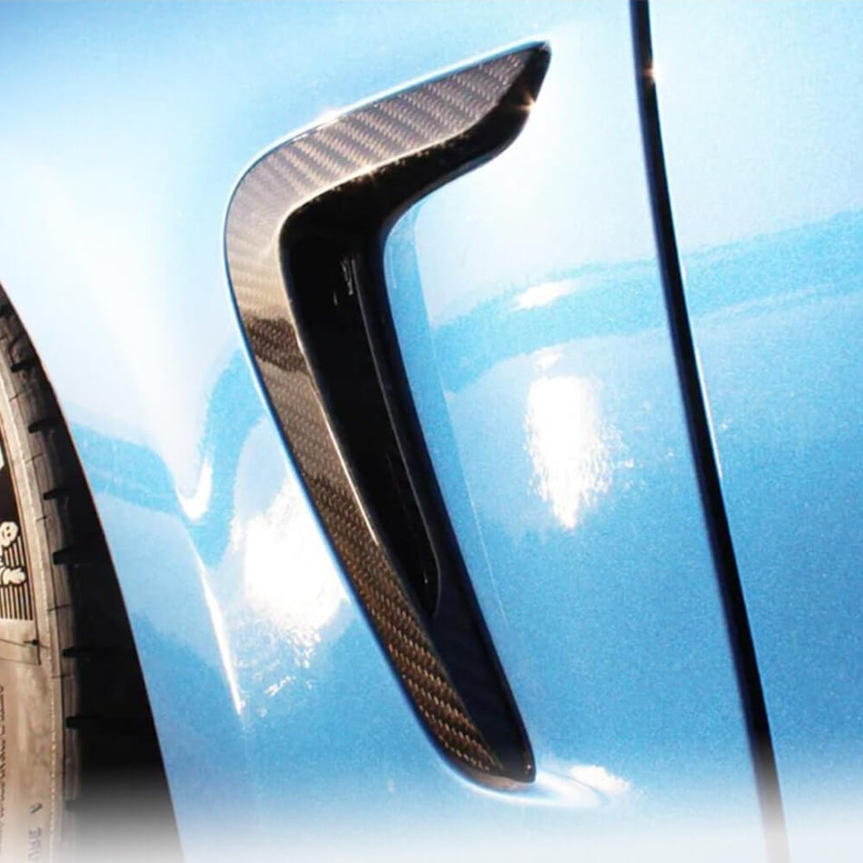 BMW 4 Series F32 F33 F36 2014-2019 Replacement Side Air Fender Vents Dry Carbon Fiber-Ahacarbon