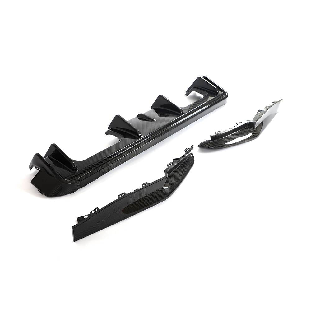 BMW 4 Series G82 G83 M4 2021-2023 Rear Bumper Diffuser Carbon Fiber-Ahacarbon