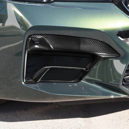 BMW 5 Series F90 M5 2021-2024 Fog Light Covers Dry Carbon Fiber-Ahacarbon