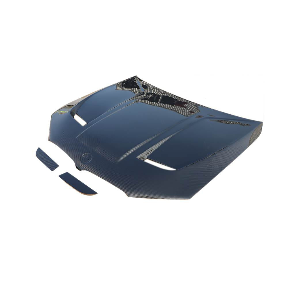 BMW 5 Series F90 M5 LCI 2018-2022 Car Front Hood Bonnet Cover Carbon Fiber-Ahacarbon