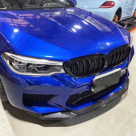 BMW 5 Series F90 M5 Pre-LCI 2018-2020 Front Bumper Lip Carbon Fiber-Ahacarbon