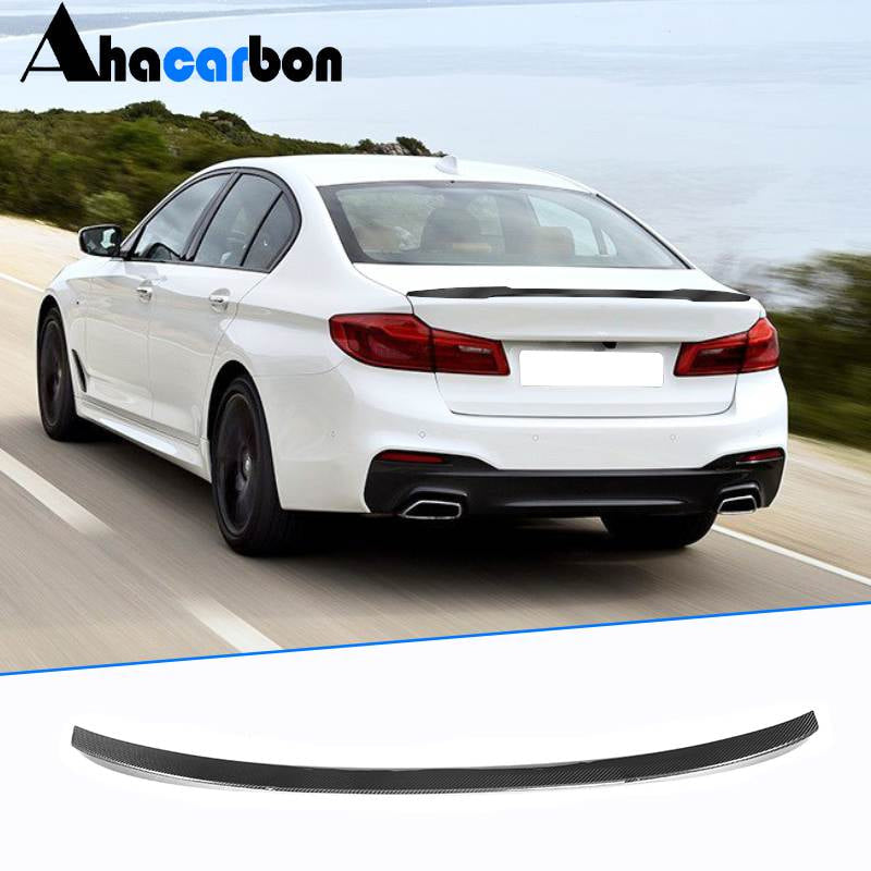 BMW 5 Series G30 F90 M5 2017-2023 Rear Spoiler Trunk Carbon Fiber/FRP-Ahacarbon