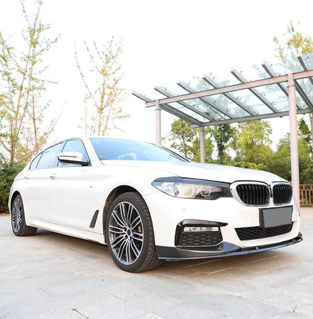 BMW 5 Series G30 G31 Pre-LCI 2017-2020 Front Bumper Lip Carbon Fiber/FRP-Ahacarbon