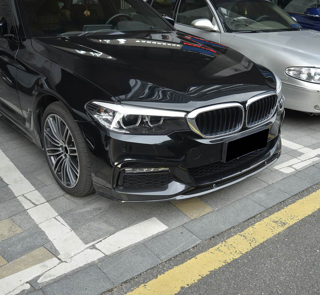 BMW 5 Series G30 G31 Pre-LCI 2017-2020 Front Bumper Lip Carbon Fiber/FRP-Ahacarbon