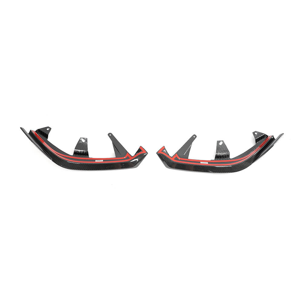 BMW 5 Series I5 G60 M Sport 2024+ Front Bumper Lip Dry Carbon Fiber-Ahacarbon