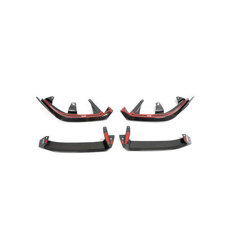 BMW 5 Series I5 G60 M Sport 2024+ Front Bumper Lip Dry Carbon Fiber-Ahacarbon