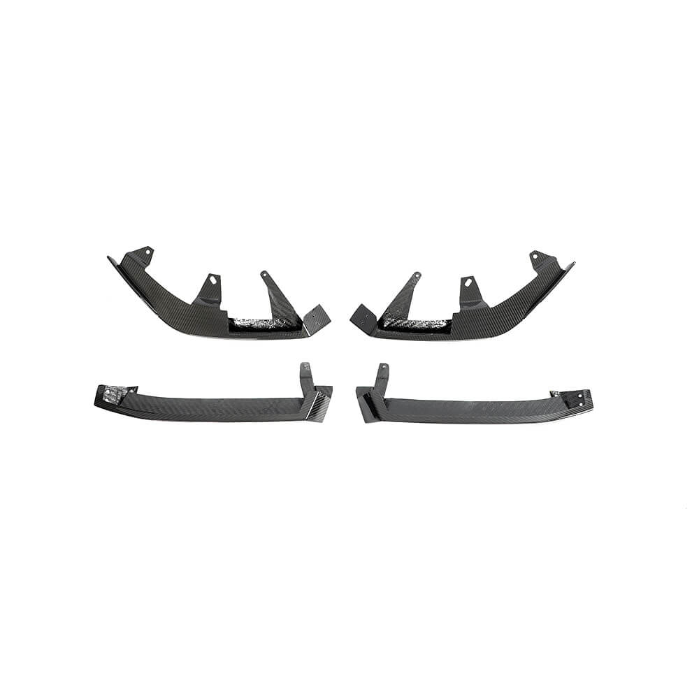 BMW 5 Series I5 G60 M Sport 2024+ Front Bumper Lip Dry Carbon Fiber-Ahacarbon