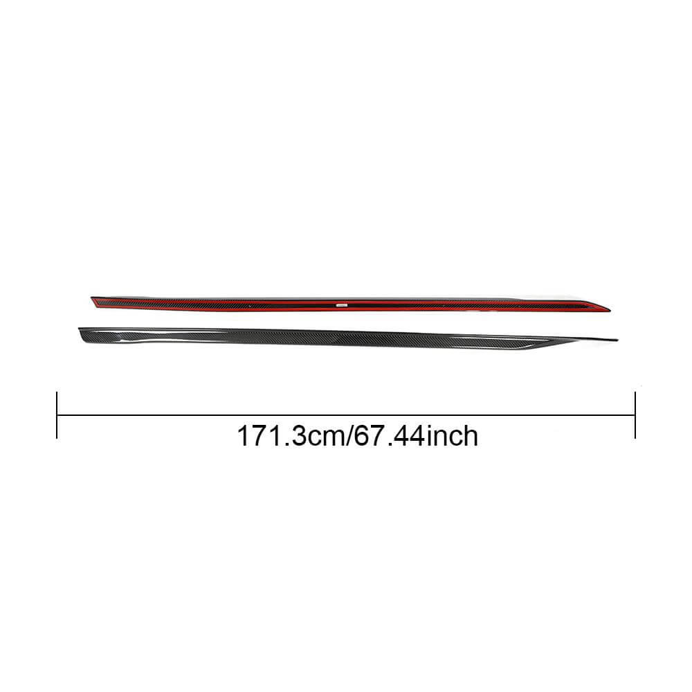 BMW 5 Series I5 G60 M Sport 2024+ Side Skirts Dry Carbon Fiber-Ahacarbon