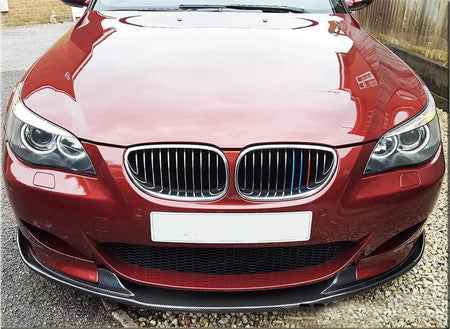 BMW 6 Series E60 M5 2005-2010 Front Bumper Lip Carbon Fiber-Ahacarbon