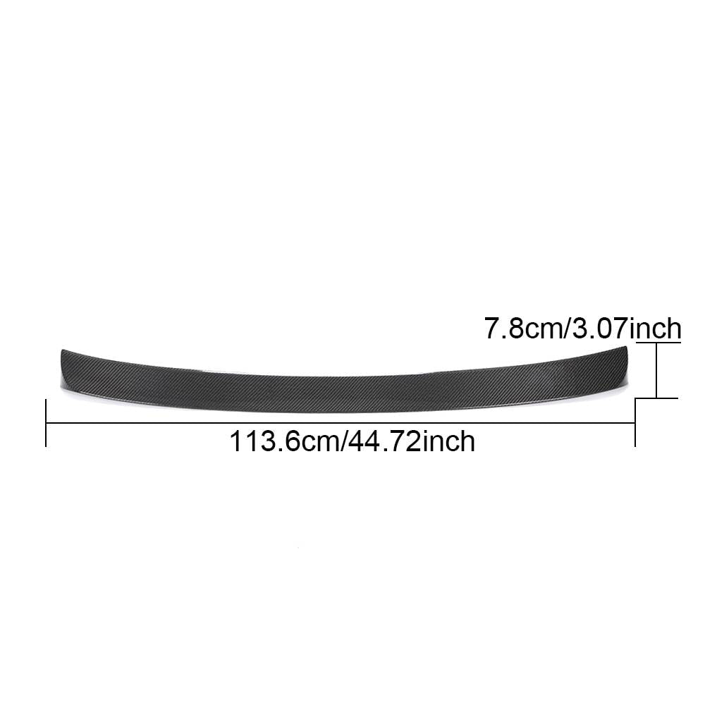 BMW 6 Series F06 640i 650i M6 Gran Coupe 2013-2018 Rear Roof Spoiler Carbon Fiber/FRP-Ahacarbon