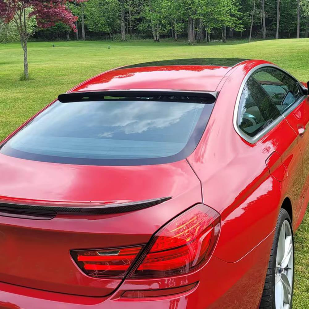 BMW 6 Series F13 M6 Coupe 2013-2018 Rear Roof Spoiler Carbon Fiber-Ahacarbon