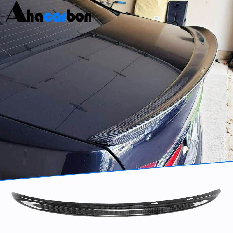 BMW 7 Series G11 2016-2020 Rear Trunk Spoiler Carbon Fiber-Ahacarbon