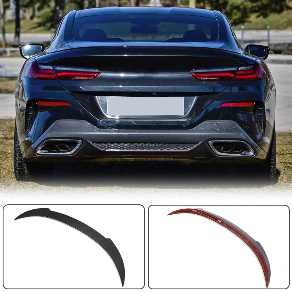 BMW 8 Series G15 F92 M8 2018-2022 Coupe Rear Trunk Spoiler Carbon Fiber-Ahacarbon