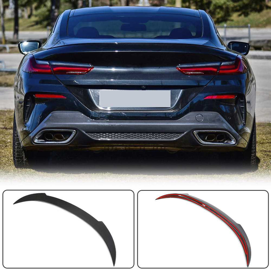 BMW 8 Series G15 F92 M8 2018-2022 Coupe Rear Trunk Spoiler Carbon Fiber-Ahacarbon