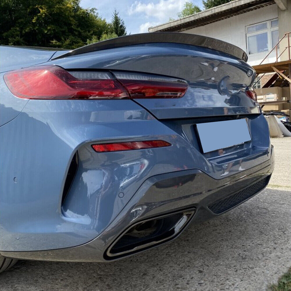 BMW 8 Series G15 F92 M8 Coupe 2018-2021 Rear Trunk Spoiler Dry Carbon Fiber-Ahacarbon