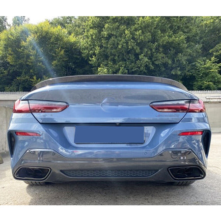 BMW 8 Series G15 F92 M8 Coupe 2018-2021 Rear Trunk Spoiler Dry Carbon Fiber-Ahacarbon