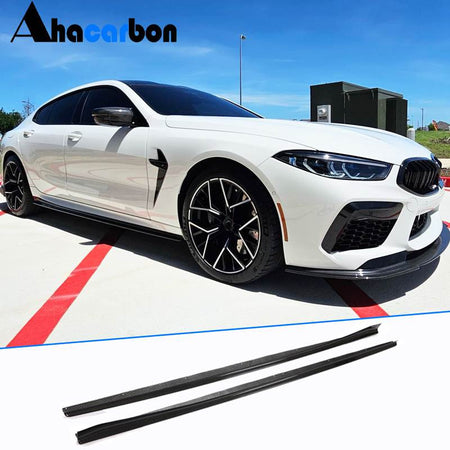 BMW 8 Series G16 F93 M8 2018-2021 Side Skirts Carbon Fiber-Ahacarbon