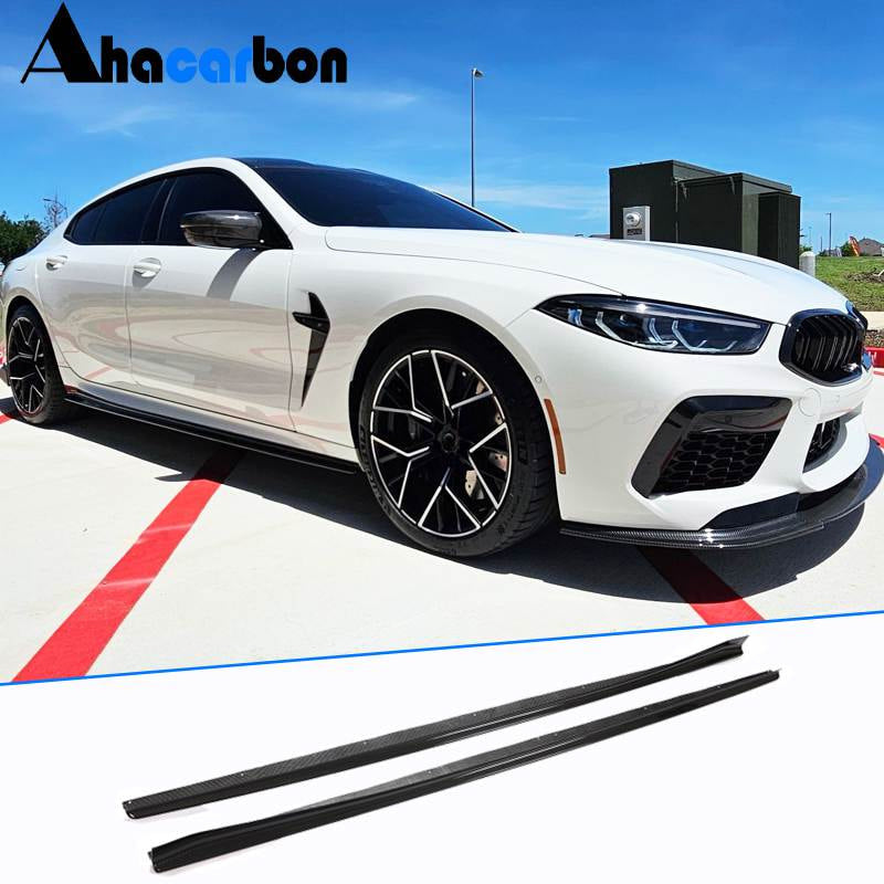 BMW 8 Series G16 F93 M8 2018-2021 Side Skirts Carbon Fiber-Ahacarbon