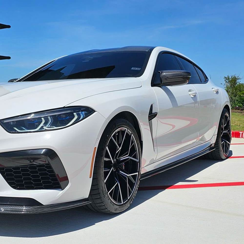 BMW 8 Series G16 F93 M8 2018-2021 Side Skirts Carbon Fiber-Ahacarbon