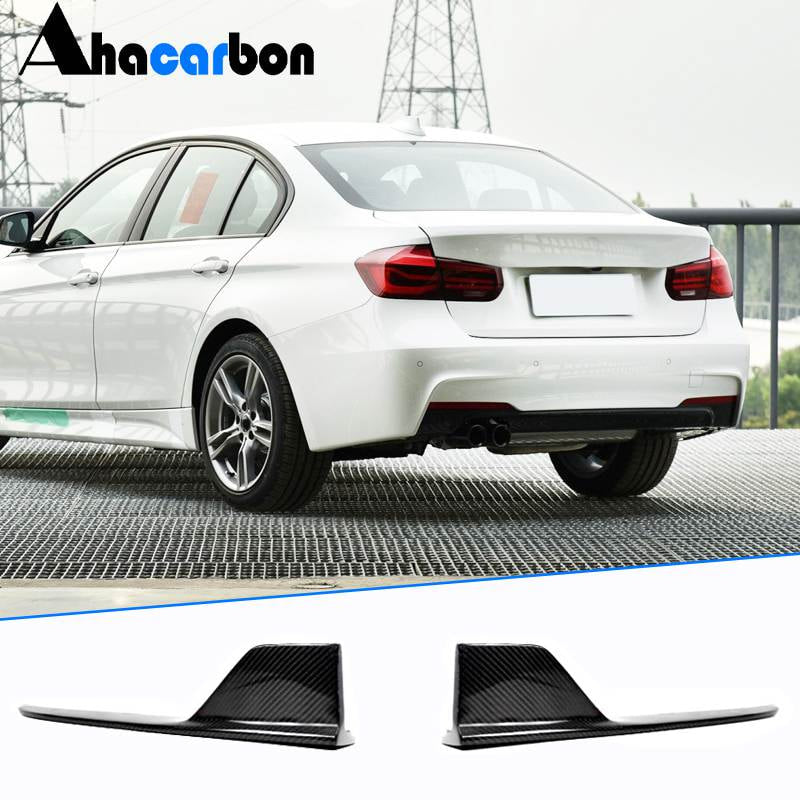 BMW 3 Series F30 M Sport 2012-2018 Rear Bumper Splitters Carbon Fiber-Ahacarbon