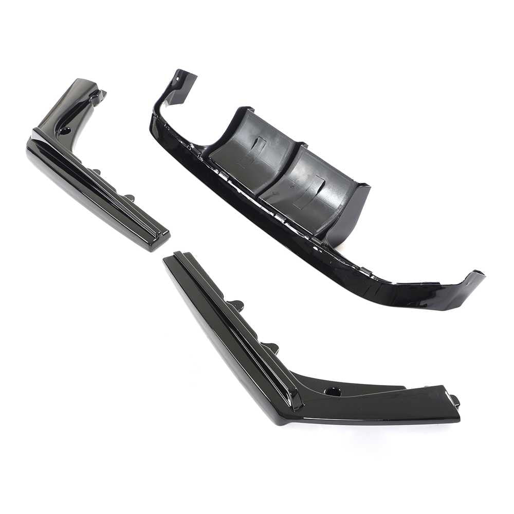 BMW F80 M3 F82 F83 M4 2015-2019 Rear Bumper Diffuser Glossy Black ABS-Ahacarbon