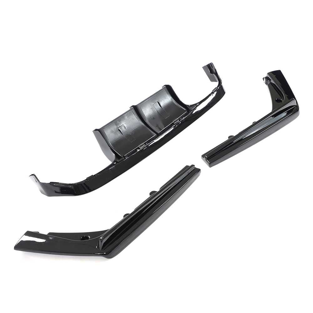 BMW F80 M3 F82 F83 M4 2015-2019 Rear Bumper Diffuser Glossy Black ABS-Ahacarbon
