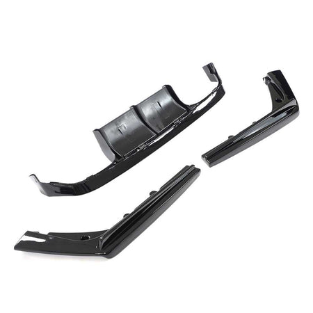 BMW F80 M3 F82 F83 M4 2015-2019 Rear Bumper Diffuser Glossy Black ABS-Ahacarbon
