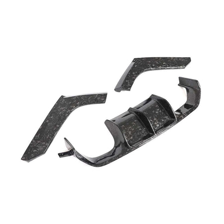 BMW F80 M3 F82 F83 M4 2014-2020 Rear Bumper Diffuser Lip Carbon Fiber-Ahacarbon