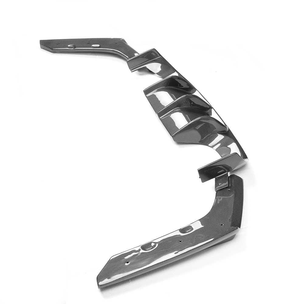 BMW F80 M3 F82 F83 M4 2014-2020 Rear Bumper Diffuser Lip Carbon Fiber-Ahacarbon