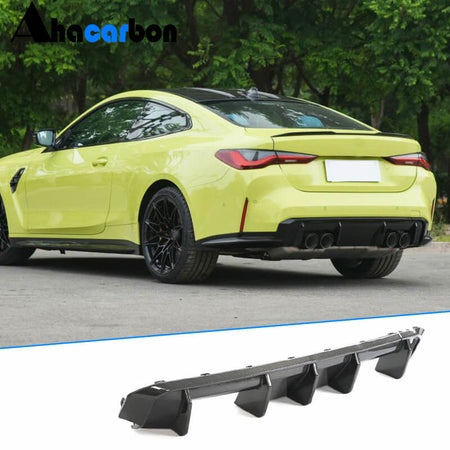 BMW G80 M3 G82 G83 M4 2021-2023 Rear Bumper Diffuser Carbon Fiber-Ahacarbon
