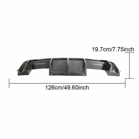 BMW G80 M3 G82 G83 M4 2021-2023 Rear Bumper Diffuser Carbon Fiber-Ahacarbon