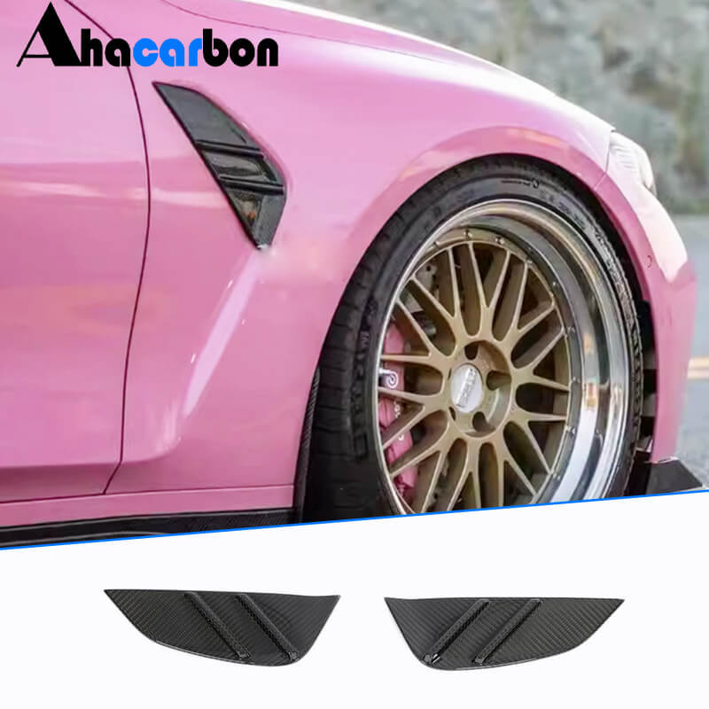 BMW G80 M3 G82 G83 M4 2021-2023 Side Air Fender Vents Dry Carbon Fiber-Ahacarbon
