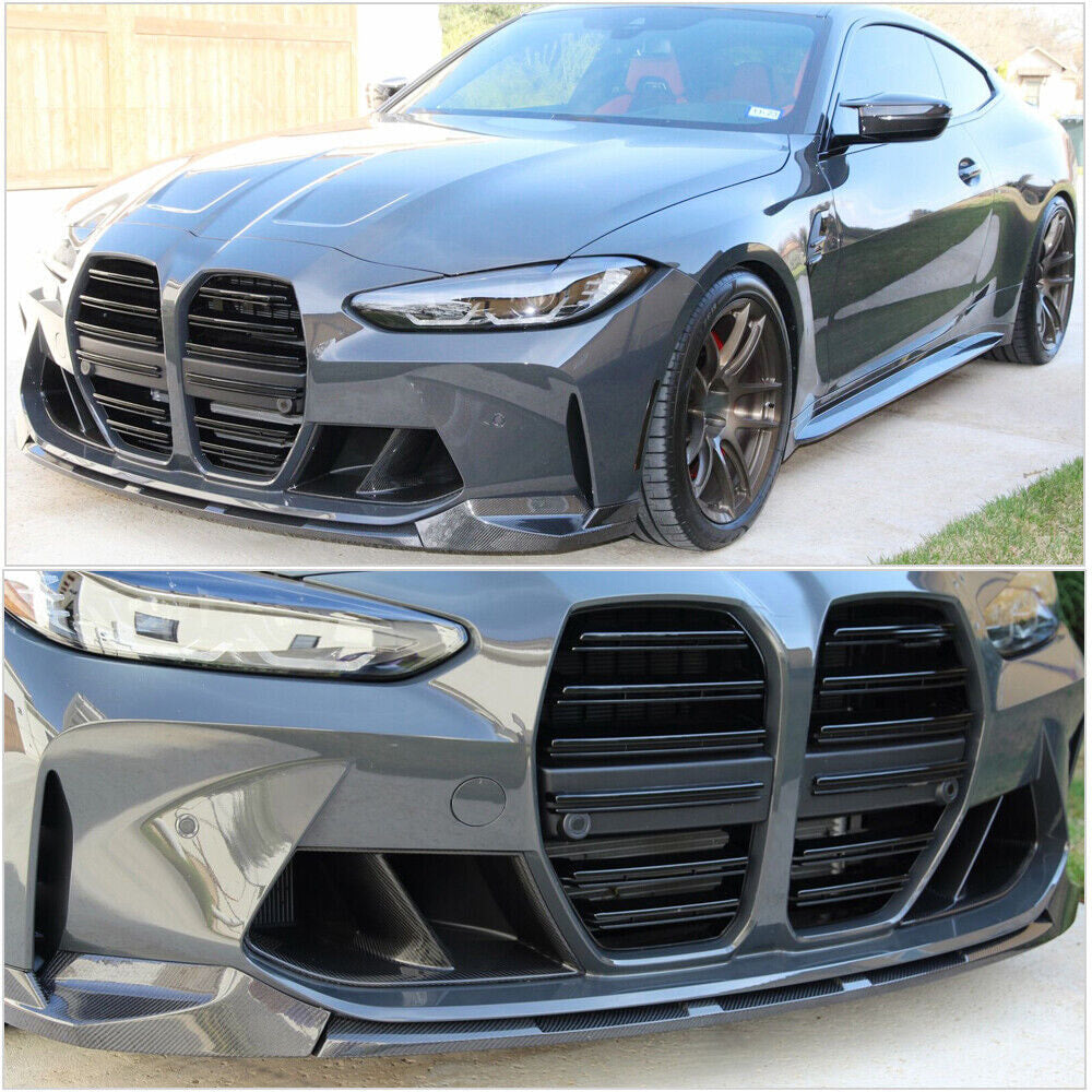 BMW G80 M3 G82 G83 M4 2021+ Front Bumper Vents Carbon Fiber/FRP-Ahacarbon
