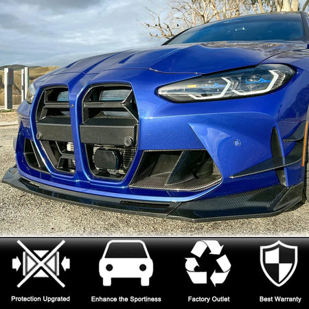 BMW G80 M3 G82 G83 M4 2021+ Front Bumper Vents Carbon Fiber/FRP-Ahacarbon