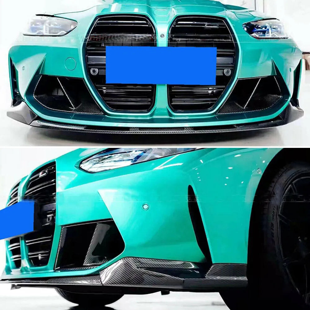 BMW G80 M3 G82 G83 M4 2021+ Front Bumper Vents Carbon Fiber/FRP-Ahacarbon
