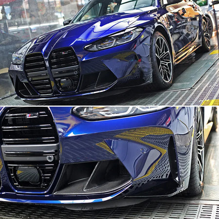 BMW G80 M3 G82 G83 M4 2021+ Front Bumper Vents Carbon Fiber/FRP-Ahacarbon