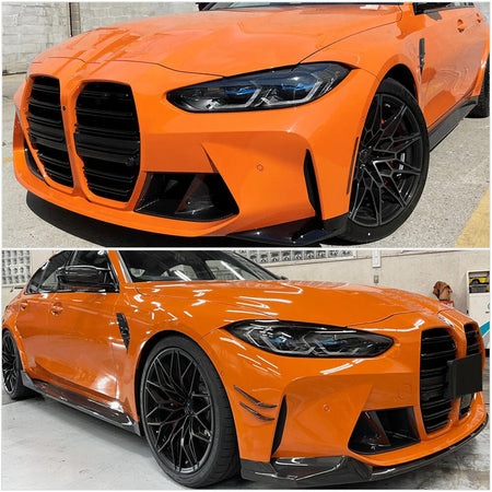 BMW G80 M3 G82 G83 M4 2021+ Front Bumper Vents Carbon Fiber/FRP-Ahacarbon
