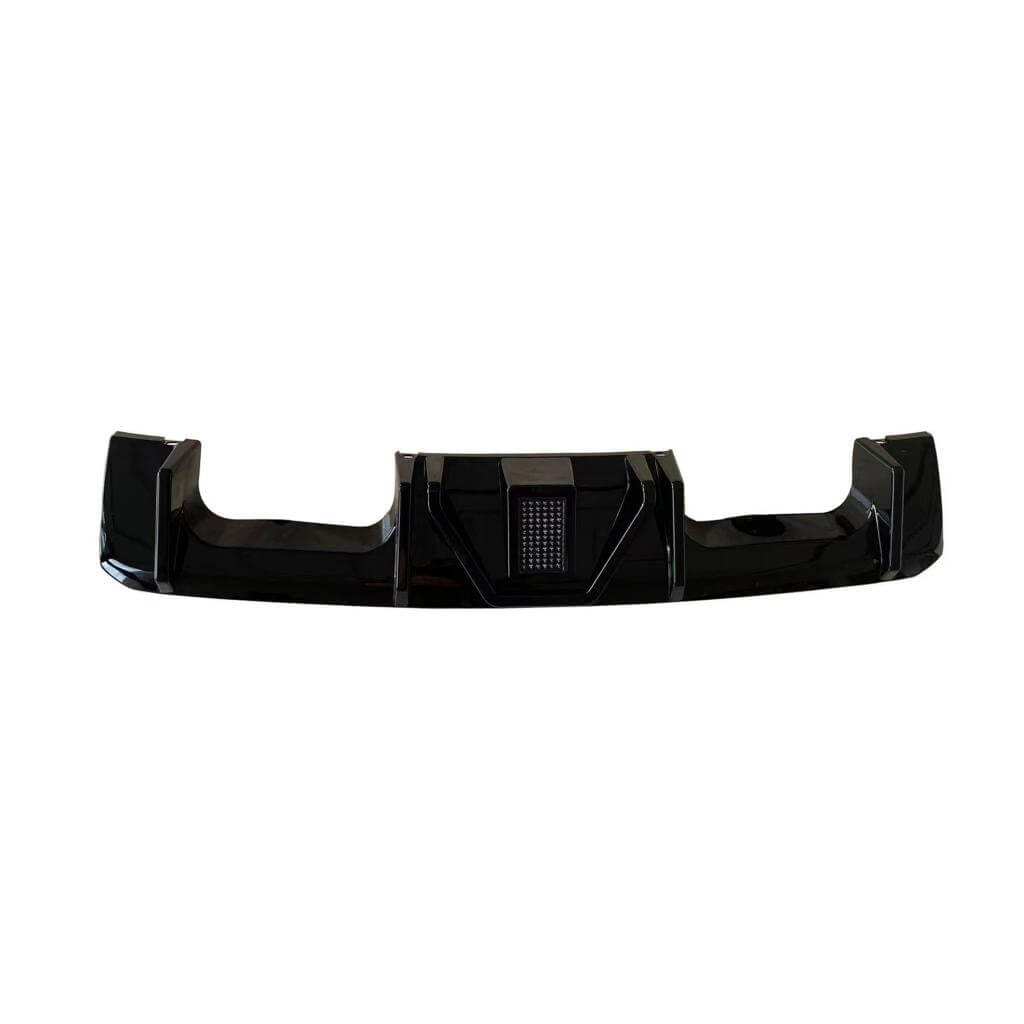 BMW G80 M3 G82 G83 M4 2021+ Rear Bumper Diffuser With LED Brake Light Glossy Black ABS-Ahacarbon