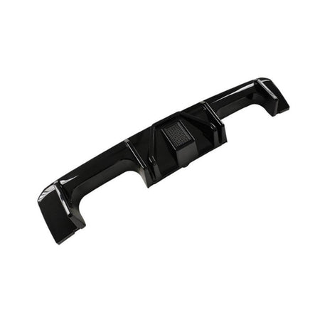 BMW G80 M3 G82 G83 M4 2021+ Rear Bumper Diffuser With LED Brake Light Glossy Black ABS-Ahacarbon