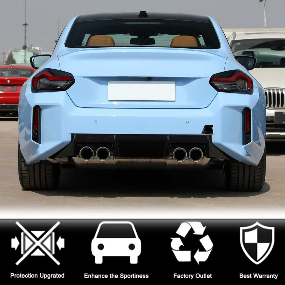 BMW 2 Series G87 M2 Base Coupe 2-Door 2023 2024 Rear Trunk Spoiler Carbon Fiber-Ahacarbon