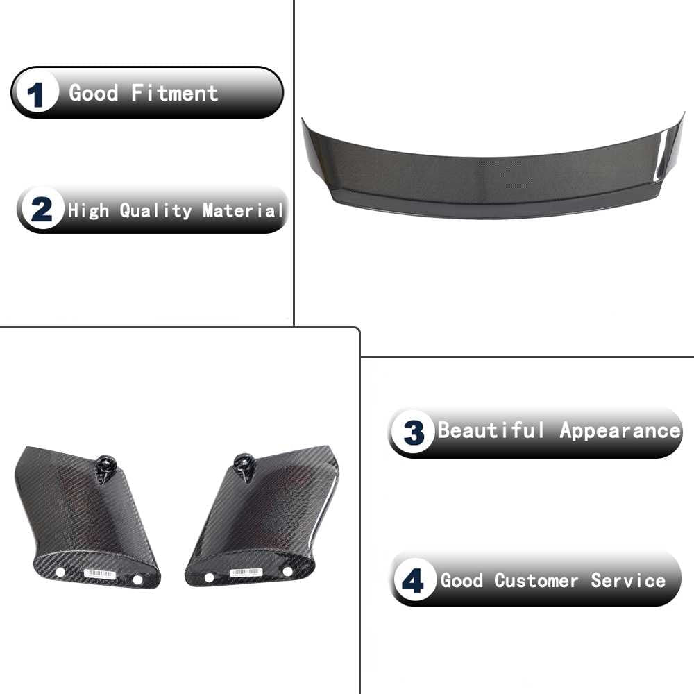 BMW 2 Series G87 M2 Base Coupe 2-Door 2023 2024 Rear Trunk Spoiler Carbon Fiber-Ahacarbon