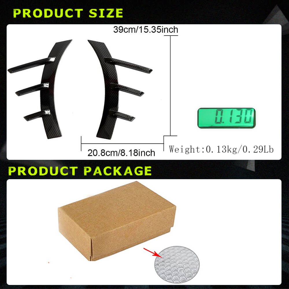 BMW G87 M2 Base Coupe 2 Door 2022-2023 Side Fender Vents Carbon Fiber-Ahacarbon