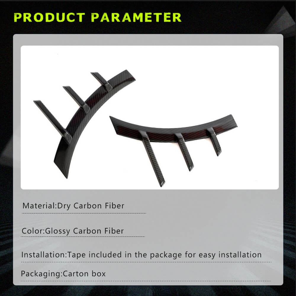 BMW G87 M2 Base Coupe 2 Door 2022-2023 Side Fender Vents Carbon Fiber-Ahacarbon