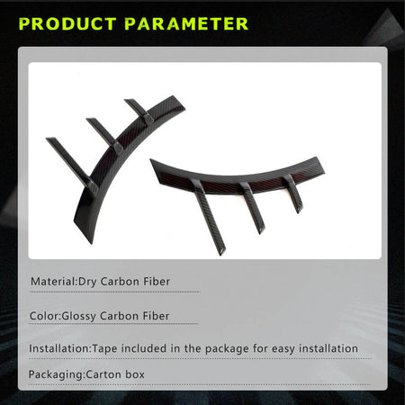 BMW G87 M2 Base Coupe 2 Door 2022-2023 Side Fender Vents Carbon Fiber-Ahacarbon